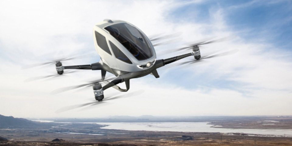 Ehang 184 Yolcu Taşıyan Drone ehang-184-passenger-drone-00