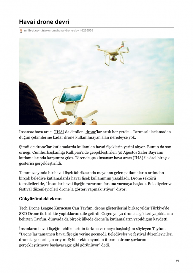 milliyet.com.tr-Havai drone devri-1