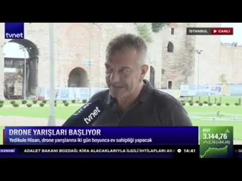TVNet YEDİKULE HİSARI DRONE YARISLARI BASLIYOR TECH DRONE LEAGUE