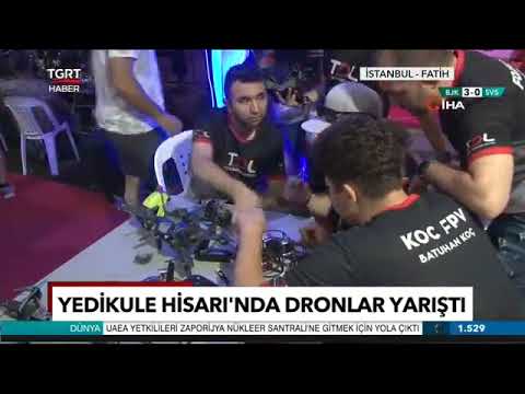 TGRT Haber TDL YEDIKULE HISARINDA DRONLAR YARISTI