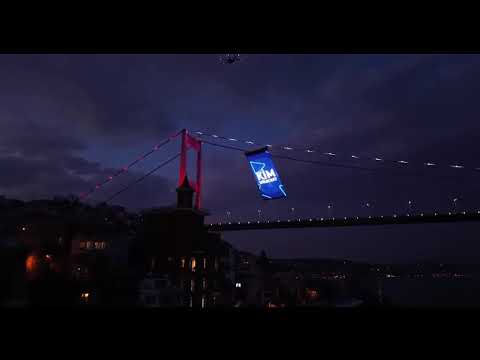 Tech Drone League 10. Yılında GufoPro ile Hayata Geçirdiği @ucuruyo Markası ile TRT Genç Kanalının Lansmanında Led Perde Gösterisi Gerçekleştirdi